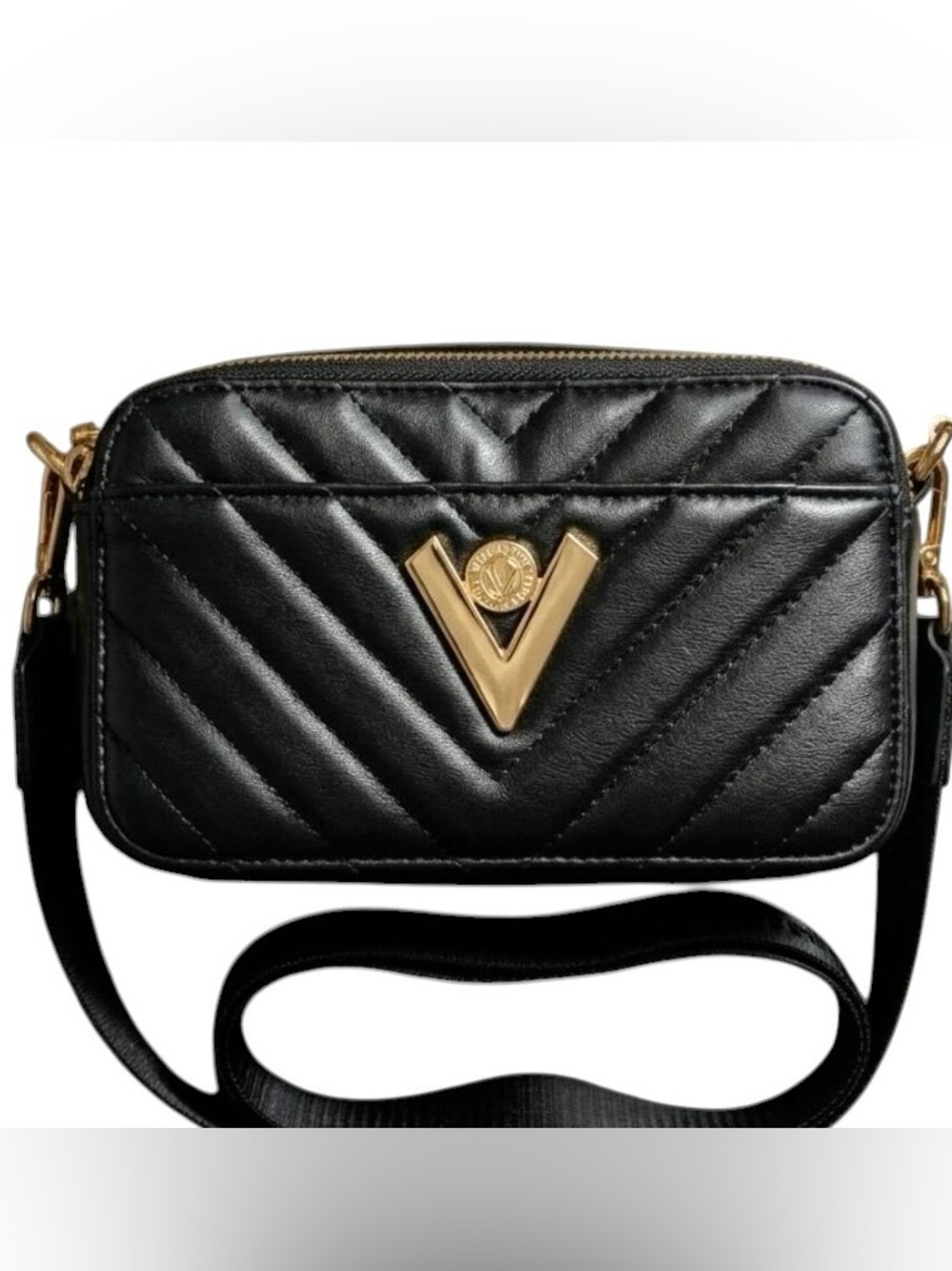 VALENTINO ORLANDI Quilted Chevron X-body Bag - NWT